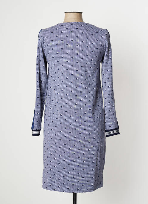 Robe mi-longue bleu SANDWICH pour femme