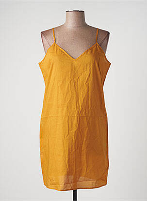 Robe courte sans manche sans manche jaune I.CODE (By IKKS) femme