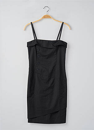 Robe courte sans manche sans manche noir IKKS femme
