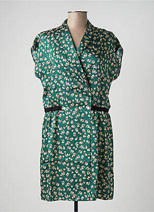 Robe mi-longue vert I.CODE (By IKKS) pour femme