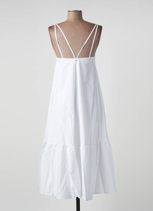 Robe mi-longue blanc IKKS pour femme