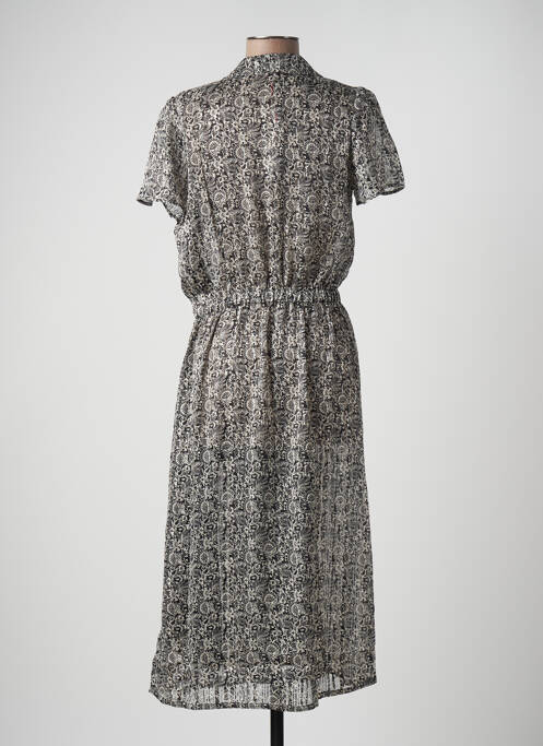 Robe mi-longue noir I.CODE (By IKKS) pour femme