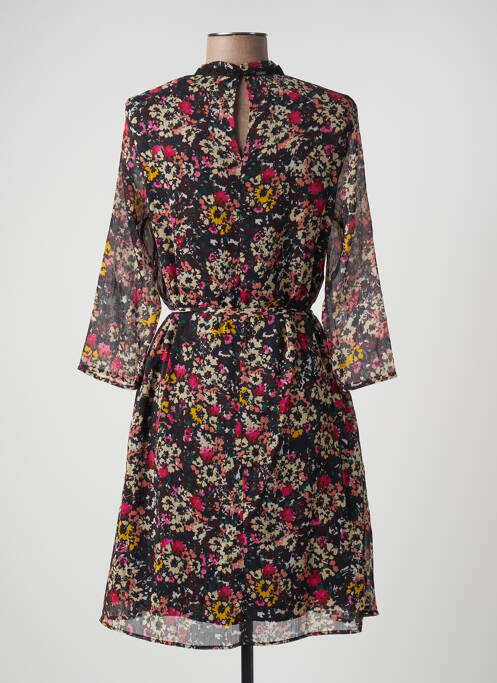 Robe mi-longue noir IKKS pour femme