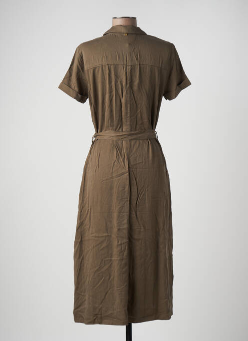 Robe mi-longue vert I.CODE (By IKKS) femme