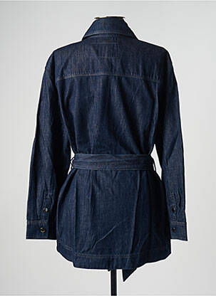 Veste casual col chemisier bleu I.CODE (By IKKS) femme