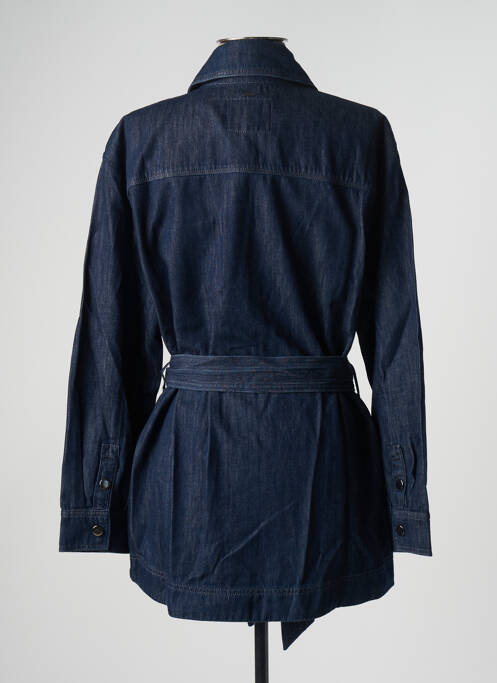 Veste casual col chemisier bleu I.CODE (By IKKS) femme
