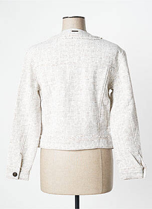 Veste casual coupe droite beige ONE STEP femme