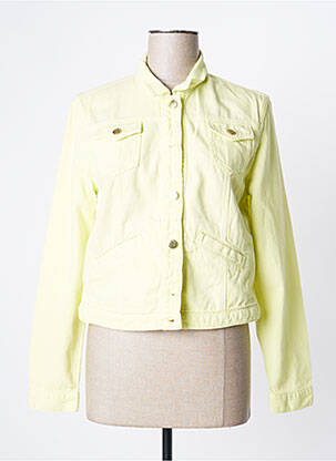 Veste en jean manches longues jaune ONE STEP femme