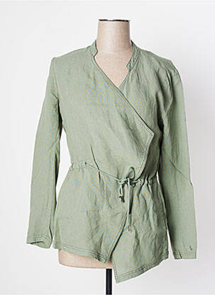 Veste casual coupe cintrée vert SANDWICH femme