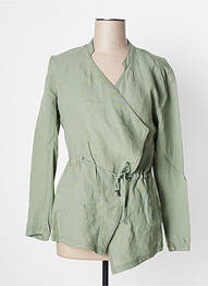 Veste casual coupe cintrée vert SANDWICH femme