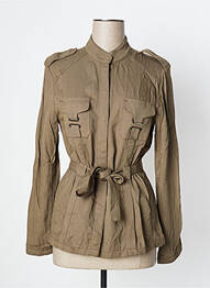 Veste casual coupe cintrée vert ONE STEP femme