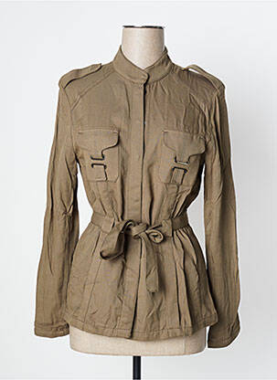 Veste casual coupe cintrée vert ONE STEP femme