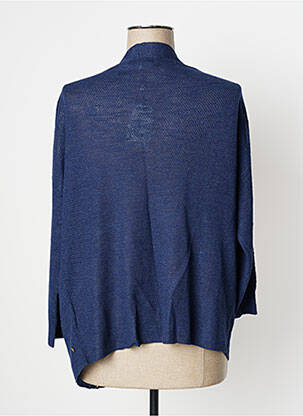 Gilet manches longues manches 3/4 bleu SANDWICH femme