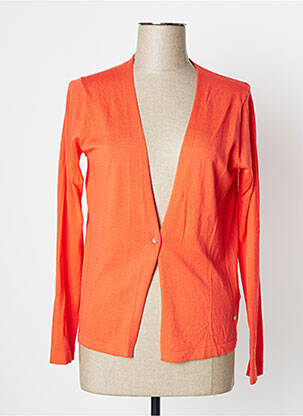 Gilet manches longues stretch orange SANDWICH femme
