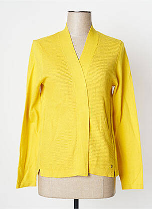 Gilet manches longues stretch jaune SANDWICH femme