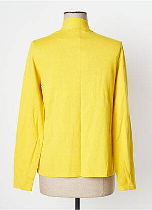 Gilet manches longues stretch jaune SANDWICH femme