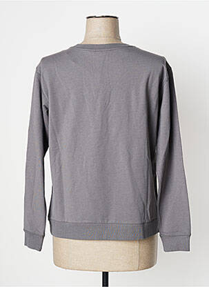 Sweat-shirt stretch manches longues gris SANDWICH femme