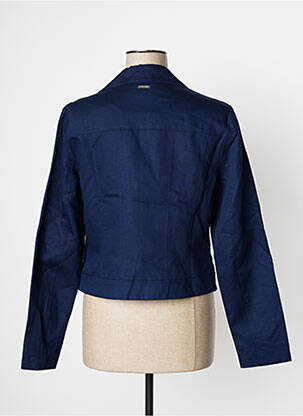 Veste casual epaulette bleu ONE STEP femme
