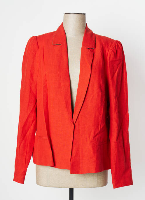Blazer coupe cintrée orange I.CODE (By IKKS) femme