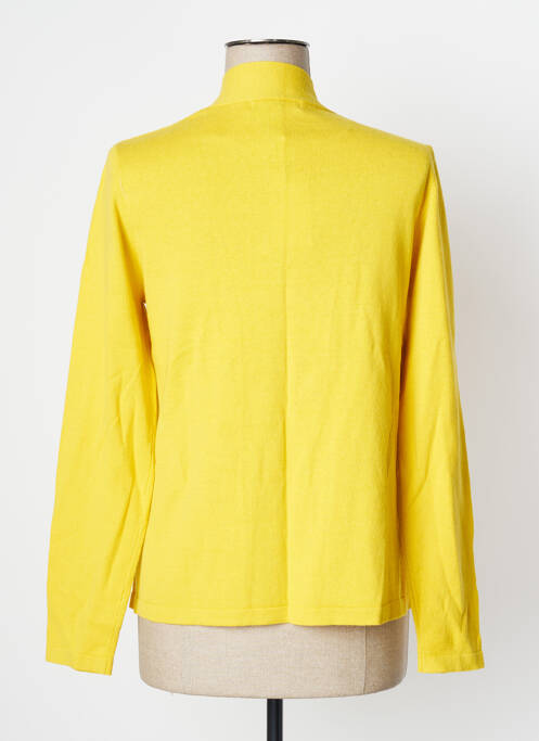 Gilet manches longues stretch jaune SANDWICH femme