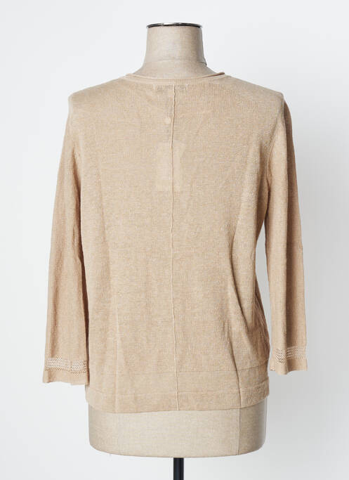 Gilet manches longues beige SANDWICH pour femme