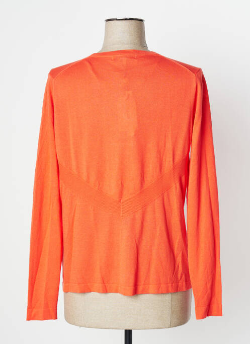 Gilet manches longues orange SANDWICH pour femme