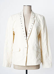 Blazer coupe cintrée beige ONE STEP femme