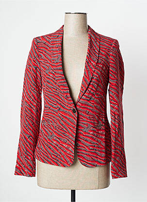 Blazer coupe cintrée rouge ONE STEP femme