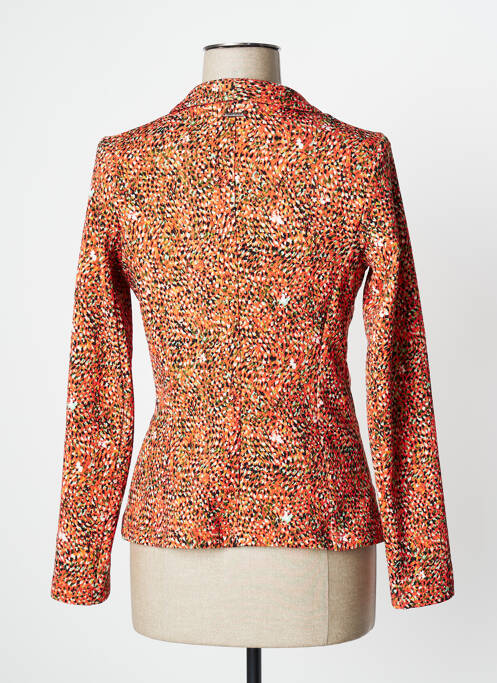 Blazer finition intérieure biaisée orange ONE STEP femme