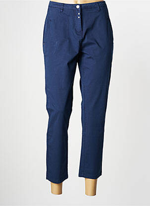 Pantalon 7/8 bleu SANDWICH pour femme