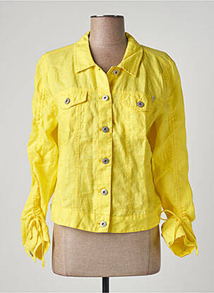 Veste casual poches jaune SANDWICH femme