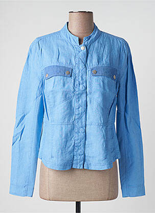Veste casual poches bleu SANDWICH femme