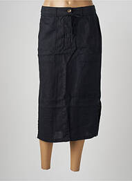 Jupe mi-longue coupe droite noir SANDWICH femme