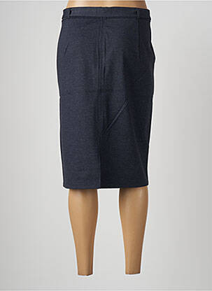 Jupe mi-longue stretch bleu SANDWICH femme