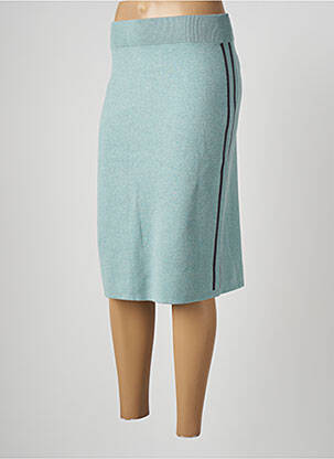 Jupe mi-longue taille normale bleu SANDWICH femme
