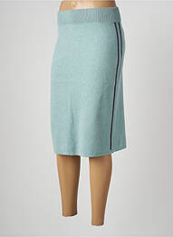 Jupe mi-longue taille normale bleu SANDWICH femme