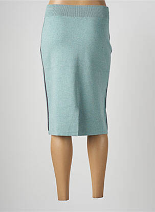 Jupe mi-longue taille normale bleu SANDWICH femme