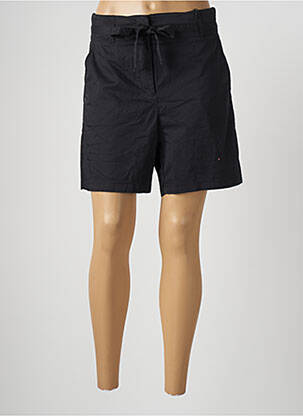 Short fermeture zippée sous rabat avec crochet taille normale noir SANDWICH femme