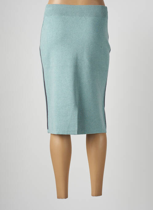 Jupe mi-longue bleu SANDWICH pour femme