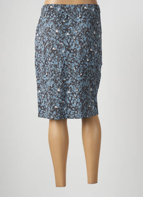 Jupe mi-longue bleu SANDWICH pour femme