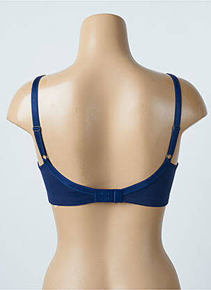 Soutien-gorge broderie haut soutien-gorge emboitant bleu DAMART femme
