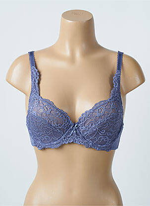 Soutien-gorge tissage dentelle haut soutien-gorge emboitant violet DAMART femme