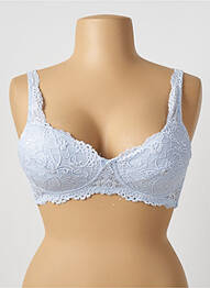 Soutien-gorge sans armature haut soutien-gorge balconnet bleu DAMART femme