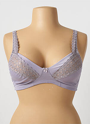 Soutien-gorge sans armature haut soutien-gorge emboitant gris DAMART femme