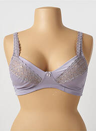 Soutien-gorge sans armature haut soutien-gorge emboitant gris DAMART femme