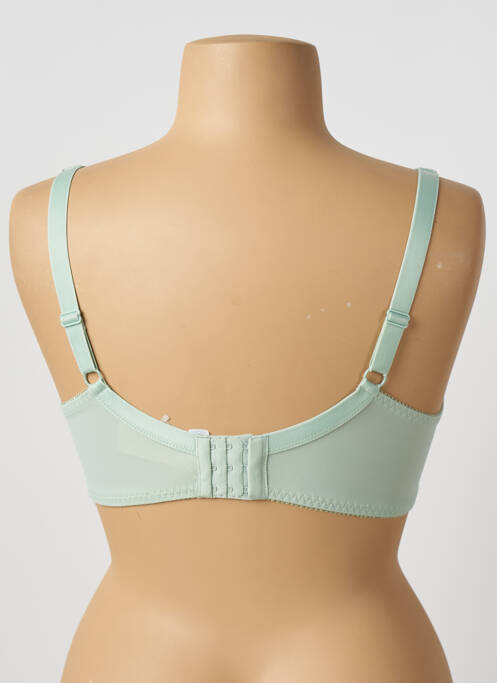Soutien-gorge tissage dentelle haut soutien-gorge emboitant vert DAMART femme