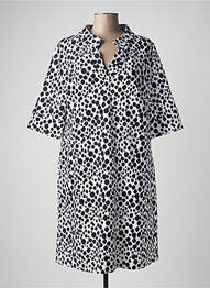 Robe mi-longue manches 3/4 manches 3/4 noir AIRFIELD femme