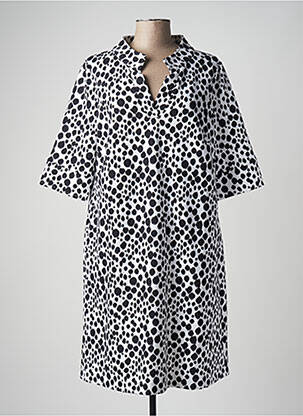 Robe mi-longue manches 3/4 manches 3/4 noir AIRFIELD femme