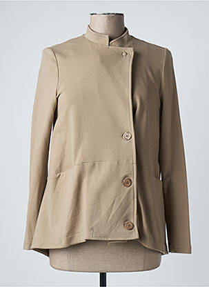 Veste casual coupe droite beige GUS femme