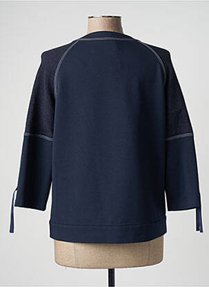 Veste casual col rond bleu THOMAS RABE femme